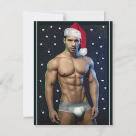 Die heißesten Hunken auf dem Planeten Weihnachtsbu Postkarte