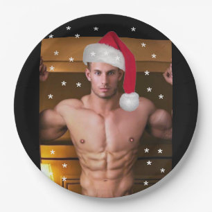 Die heißesten Hunks auf dem Planeten! Christmas Bu Pappteller