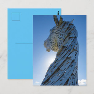 Die Helix, die Kelpies, Falkirk - Besuch Schottlan Postkarte