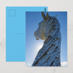 Die Helix, die Kelpies, Falkirk - Besuch Schottlan Postkarte