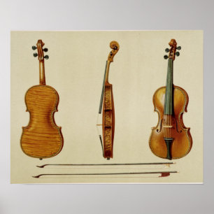Die Hellier Violine hergestellt von Antonio Poster