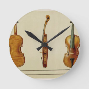 Die Hellier Violine hergestellt von Antonio Runde Wanduhr