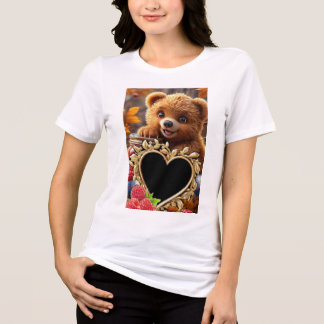 Die Helligkeit von Freude und Wohlbefinden Tri-Blend Shirt
