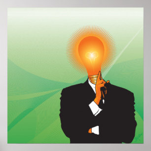 Die hellste Bulbe in der Messerfassung Poster