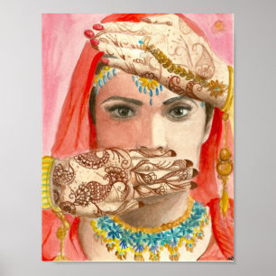 Die Hennastrauch-Braut Poster