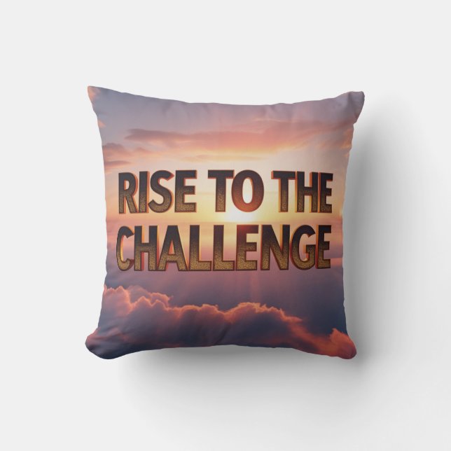 Die Herausforderung (2) Kissen (Vorderseite)