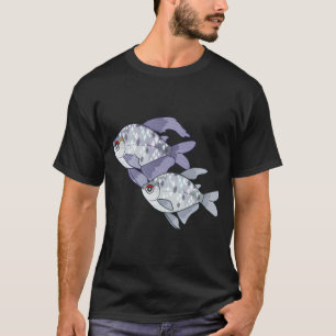 Die Herausforderung des Fischens, Meer und Fluss, T-Shirt