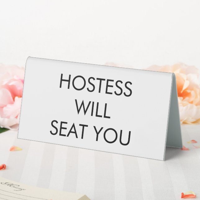Die Herberge wird dich begrüßen Tischaufsteller (In Situ (Hochzeit))