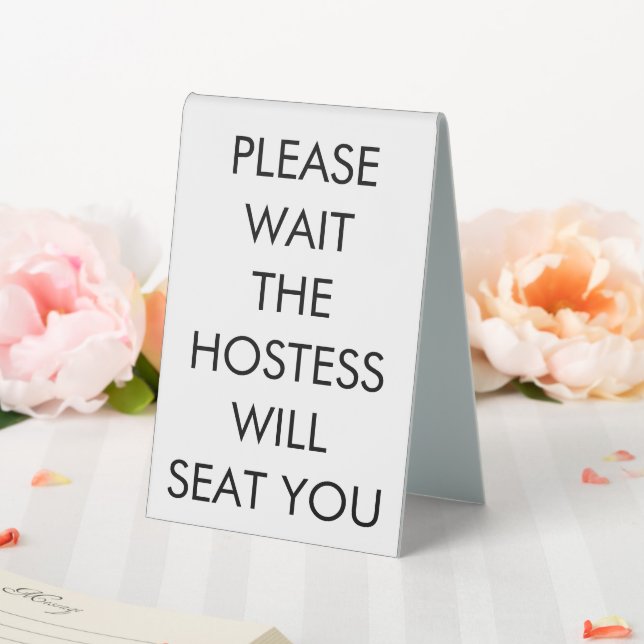 Die Herberge wird dich begrüßen Tischaufsteller (In Situ (Hochzeit))