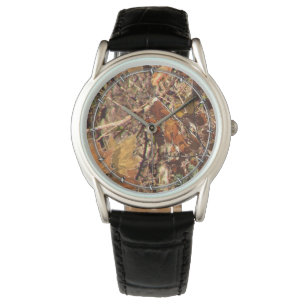 Die Herbstfarben von Jägern in Camouflage Armbanduhr