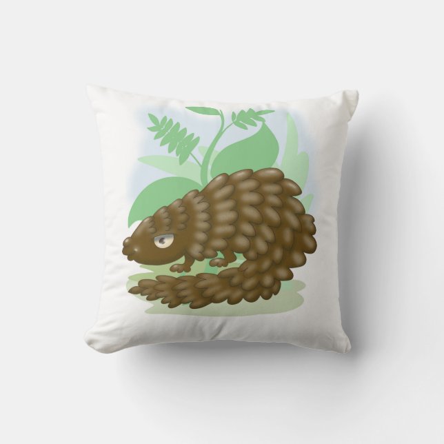 Die herrliche kleine Pangolin Kissen (Vorderseite)
