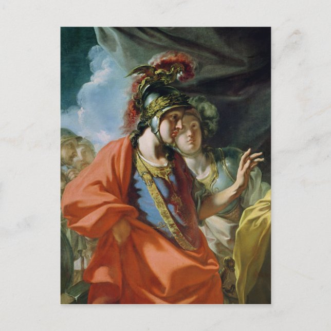 Die Herrschaft Alexander des Großen Postkarte (Vorderseite)