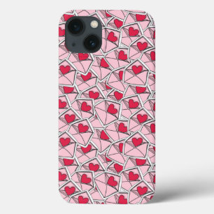 Die Herzen des Valentinsgrußes auf Umschlägen Case-Mate iPhone Hülle