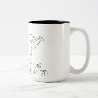 Die Heuschrecke - Sarah Fielke Bom 2018 Zweifarbige Tasse