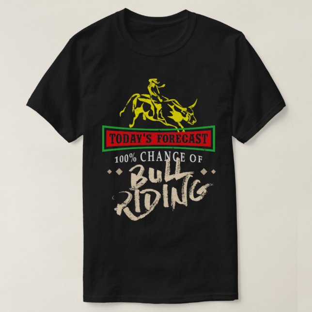Die heutige Prognose: 100 Chance auf ein Reitschif T-Shirt (Design vorne)