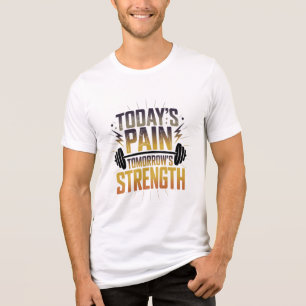 DIE HEUTIGE STÄRKE DER Motivierend D05 MORGEN Tri-Blend Shirt