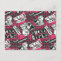Die Hex Girls punk Kariertes Muster