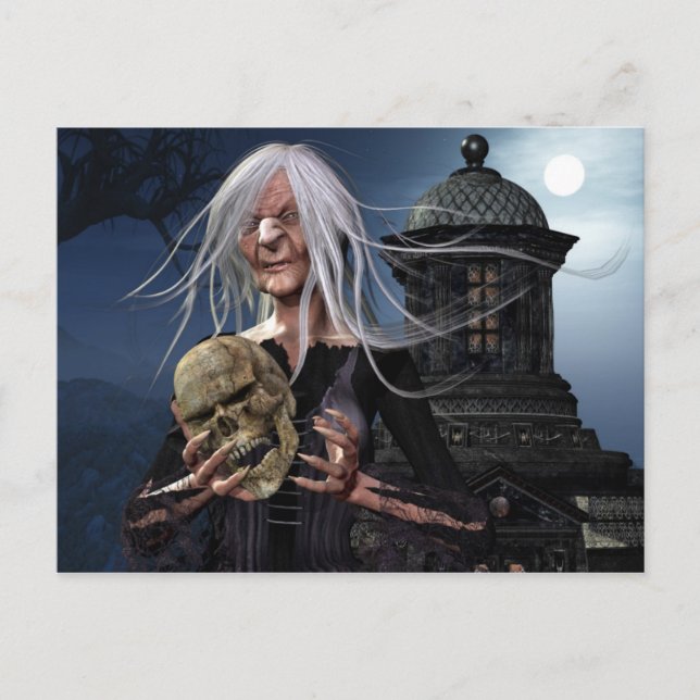 Die Hexe Postkarte (Vorderseite)