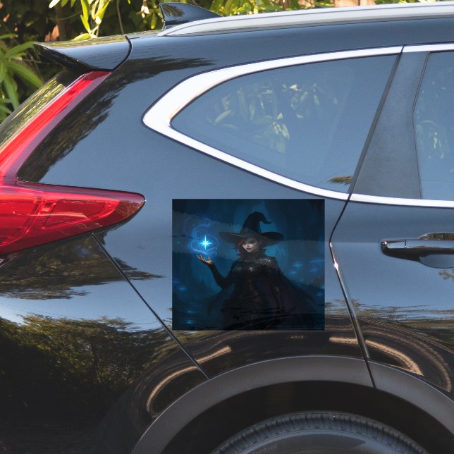 Die Hexe von VEKAR’NOCT Aufkleber (Auto Seite)