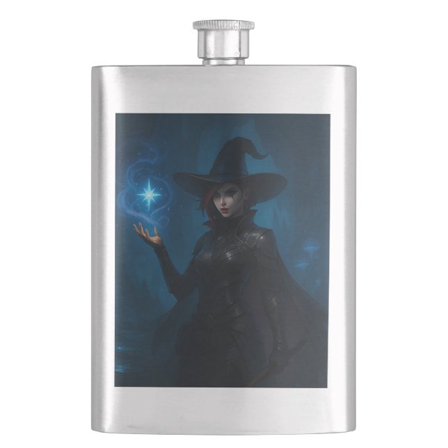 Die Hexe von VEKAR’NOCT Flachmann (Vorderseite)