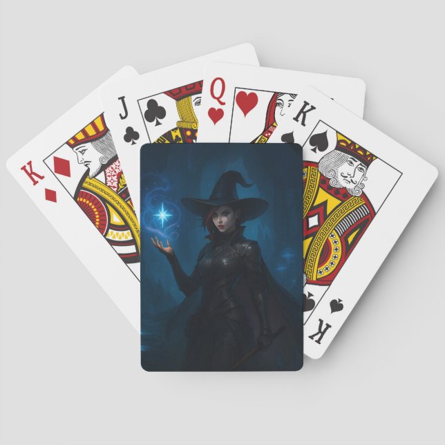 Die Hexe von VEKAR’NOCT Spielkarten (Rückseite)