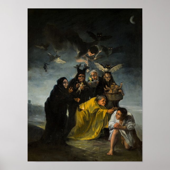 Die Hexen Sabbat, Las Brujas von Francisco de G Poster (Vorne)