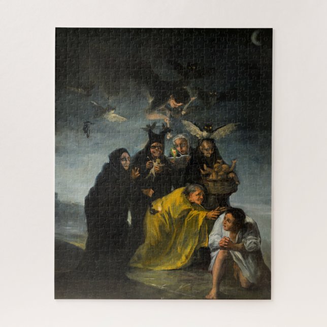 Die Hexen Sabbat, Las Brujas von Francisco Goya (Vertikal)
