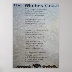 Die Hexen singen Poster