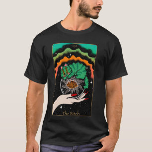 Die Hexenkatze Tarotkarte Böser Blick Katzenliebha T-Shirt