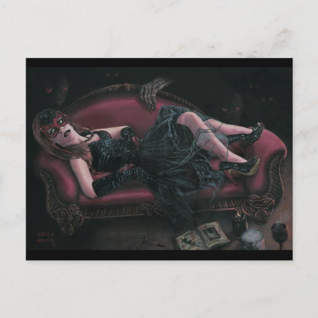 Die Hexenmeisterpostkarte Postkarte (Vorderseite)