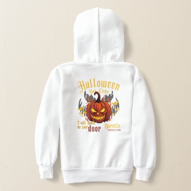 Die Hexenzeit Halloween ist da Hoodie (AblageHinten)