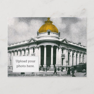 Die Hibernia Savings and Loan Society Postkarte