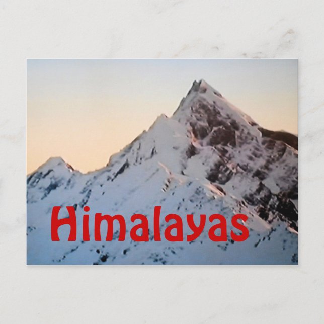 Die Himalaya-Everest-Postkarte Postkarte (Vorderseite)