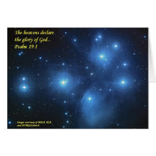 Die Himmel erklären den Ruhm des Gottes