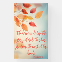 Die Himmel verkünden seine Herrlichkeit Psalm 19:1