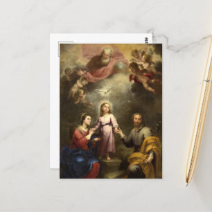 Die Himmlischen und irdischen Dreifaltigkeiten von Postkarte