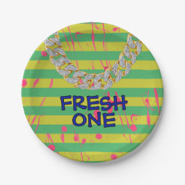 Die Hip Hop-Fresh One Paper Plate Pappteller