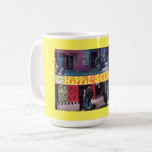 Die Hippie-Szene, Retro, Vintage Kaffeetasse