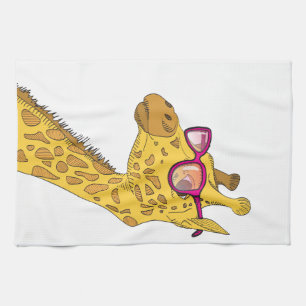 Die Hipster-Giraffe Handtuch