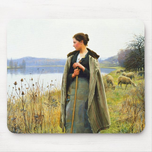 Die Hirdess Art von Daniel Ridgway Knight Mousepad (Vorne)