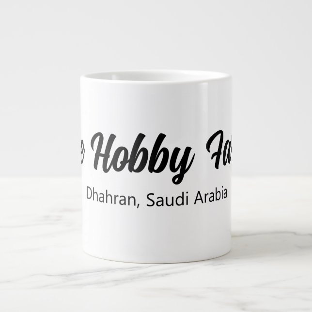 Die Hobby-Tasse Jumbo-Tasse (Vorderseite)