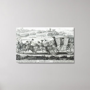 Die Hochland-Verfolgung, am 21. Februar 1745 Leinwanddruck
