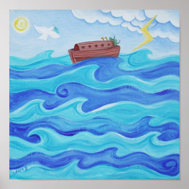 Die Hochwasserdruck Poster (Vorne)