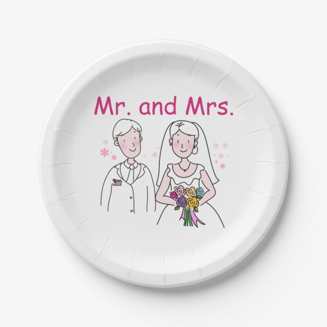 Die Hochzeit (C) Pappteller (Vorderseite)