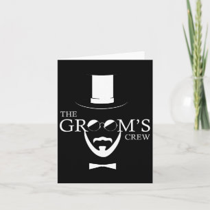 Die Hochzeit der Groomschen Crew Karte
