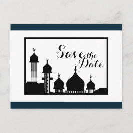Die Hochzeit der islamischen Moschee rettet das Da Ankündigungspostkarte