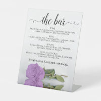 Die Hochzeit der Lila Rose Lilac mit Getränken