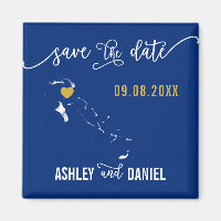 Die Hochzeit der Marine Bahamas speichern die Datu