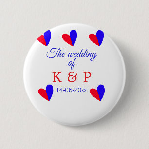 Die Hochzeit des Begleiters des Pärchens Anfangsbu Button