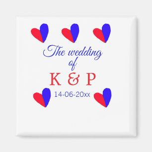 Die Hochzeit des Begleiters des Pärchens Anfangsbu Magnet